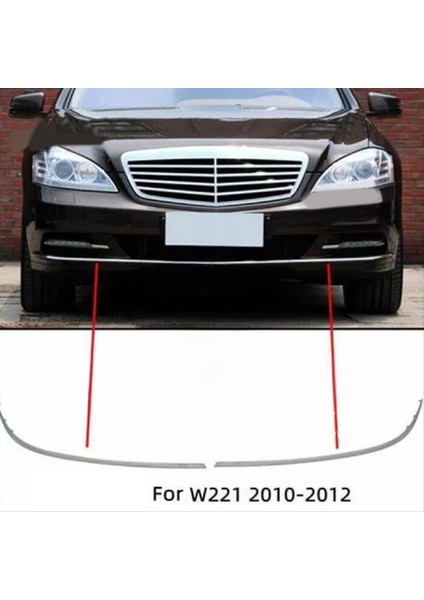 1paır Ön Tampon Dış Kalıp Trim 2218850221 2218850121 Mercedes Benz S W221 S350 S450 2010-2013 (Yurt Dışından) modelleri