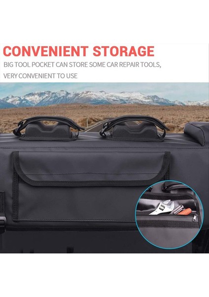 Tailgate Pad Kamyonet Için Shuttle Pad - Bagaj Kapağı Koruma Pad Bisiklet Kayışları ile 2 Bisiklet Taşıma Alet Cepi (Yurt Dışından) fiyatları