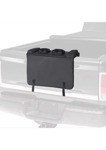Tailgate Pad Kamyonet Için Shuttle Pad - Bagaj Kapağı Koruma Pad Bisiklet Kayışları ile 2 Bisiklet Taşıma Alet Cepi (Yurt Dışından) indirimleri
