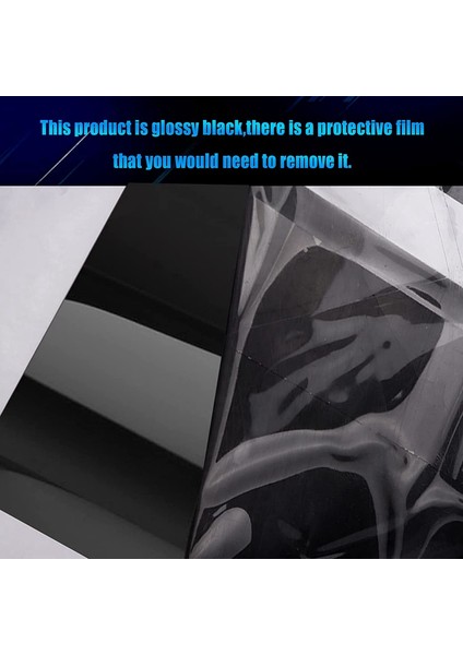 6pcs Pencere Direği Yazıları Kapak Honda Civic 2006-2011 Yan Kapı Paneli Kaplamaları Parlak Siyah (Yurt Dışından) fırsatları