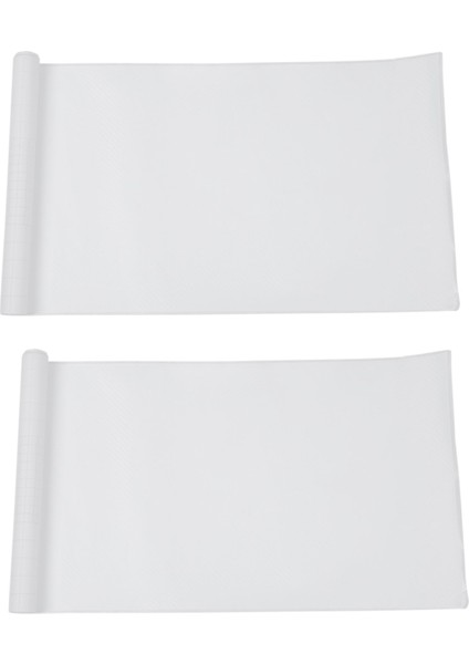 2x Dıy 30X127 3D Karbon Fiber Çıkartma Vinil Film Sarısı Rulo Yapıştırıcı Araba Sticker Levha Beyaz (Yurt Dışından)