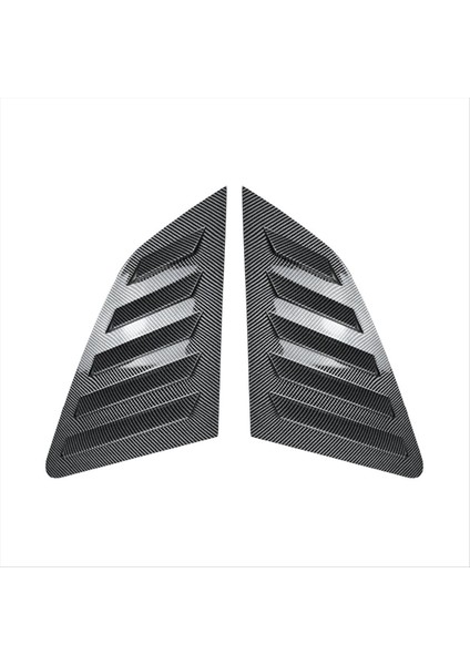 Araba Arka Üçgen Pencere Panjur Panjurları Panjurlar Audi A3 S3 8V Hatchback 2014-2020 Karbon Fiber Rengi (Yurt Dışından)