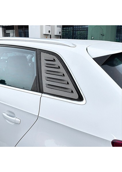 Araba Arka Üçgen Pencere Panjur Panjurları Panjurlar Audi A3 S3 8V Hatchback 2014-2020 Karbon Fiber Rengi (Yurt Dışından) indirimleri