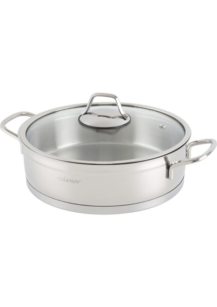 Rosso Prestige 18 Parça Çeyiz Seti –18/10 Çelik- Klipso Düdüklü + Aile Çaydanlık + Cezve Set