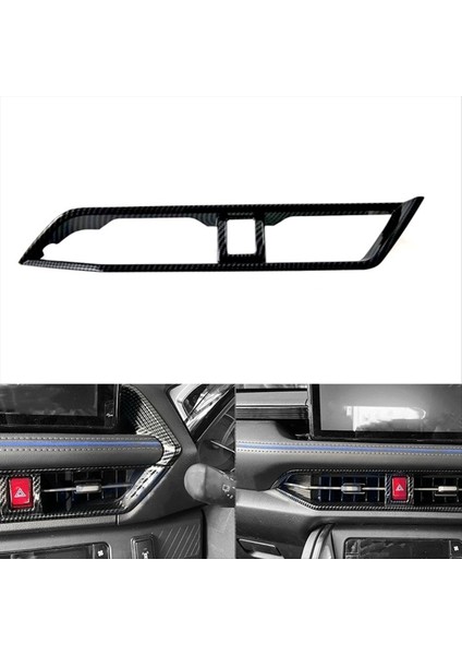 Toyota Yaris Cross 2024 Rhd Karbon Fiber Merkez Konsolu Hava Outlet Kapak Trim Iç Aksesuarlar (Yurt Dışından) modelleri
