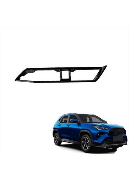 Toyota Yaris Cross 2024 Rhd Karbon Fiber Merkez Konsolu Hava Outlet Kapak Trim Iç Aksesuarlar (Yurt Dışından) fırsatları