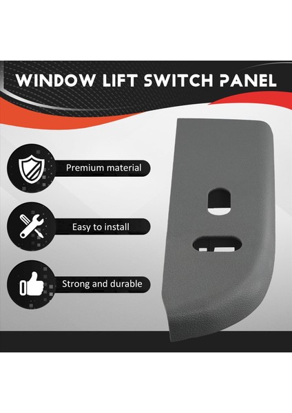 Araba Yolcu Yan Pencere Kilit Asansör Anahtarı Panel Trim Kapak 2L1Z-14524-AA Ford Expedition 2003-2006 Lhd Gri (Yurt Dışından) fırsatları