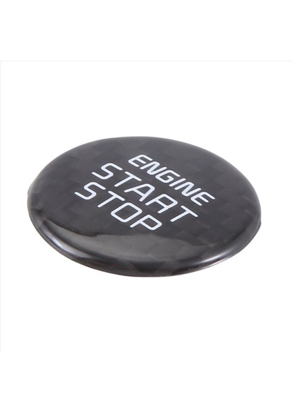 Gerçek Karbon Fiber Tek Tuş Başlangıç Durdur Düğmesi Motor Düğmesi Kapak Çıkartma Kia Stinger 2018-2022 Karbon Fiber Desen (Yurt Dışından)