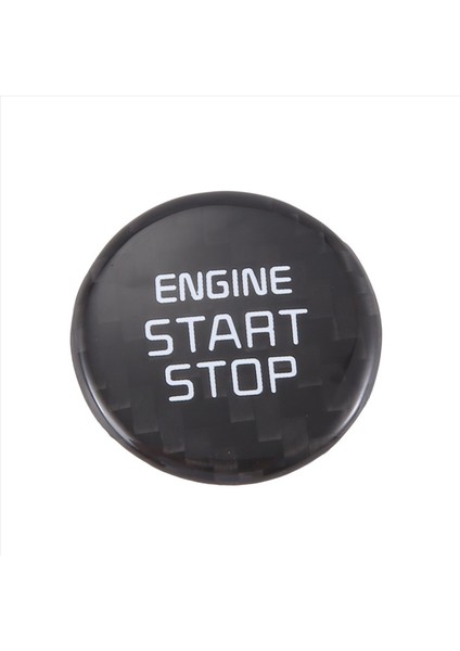 Gerçek Karbon Fiber Tek Tuş Başlangıç Durdur Düğmesi Motor Düğmesi Kapak Çıkartma Kia Stinger 2018-2022 Karbon Fiber Desen (Yurt Dışından) modelleri