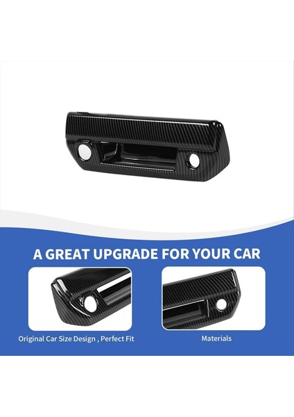 Araba Bagaj Kapağı Tutucu Kapak Trim Chevrolet Colorado Gmc Kanyonu 2023 2024 Aksesuarlar Karbon Fiber Stil (Yurt Dışından) fırsatları