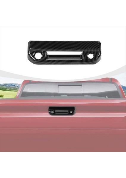 Araba Bagaj Kapağı Tutucu Kapak Trim Chevrolet Colorado Gmc Kanyonu 2023 2024 Aksesuarlar Karbon Fiber Stil (Yurt Dışından) indirimleri