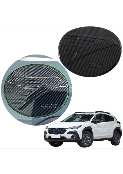 Subaru Crosstrek Için 2023 2024 Araba Yakıt Dolgusu Kapı Gaz Deposu Kaplama Kapak Aksesuarları Abs Karbon Fiber (Yurt Dışından) indirimleri