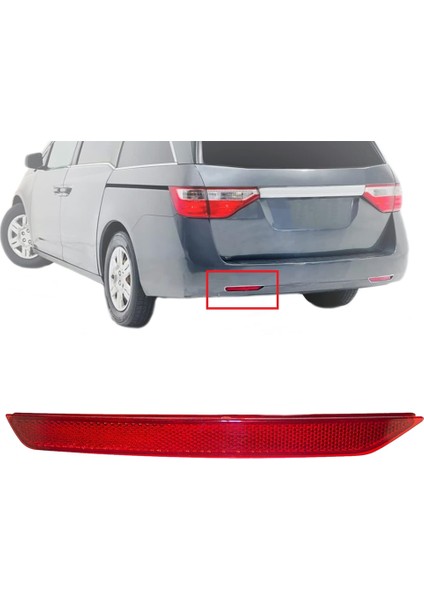 Honda Odyssey Için Arka Tampon Reflektörü 2011-2017 Aksesuarlar 33555-TK8-A01 Sol Sürücü Tarafı (Yurt Dışından) fiyatları