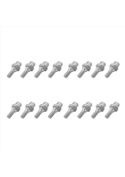 16PCS 17MM Araba Tekerlek Somunları Cıvatalar Peugeot Için Düz Koltuk 206 308 3008 207 cc Sw 508 Citroen C5 C4L 540567 (Yurt Dışından) modelleri