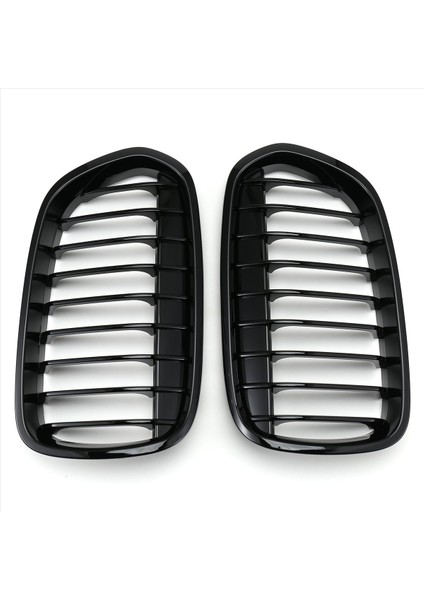 Bmw F52 1 Serisi 4d 2016-2020 Için 1set Parlak Siyah Ön Böbrek Grille Tampon Grille Izgara (Yurt Dışından)