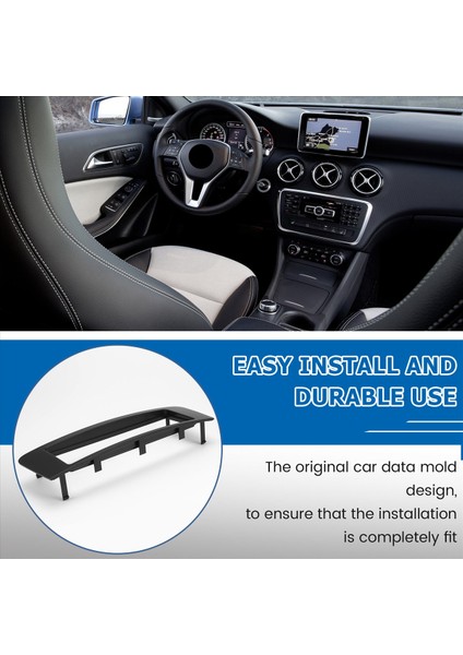 Benz B Sınıfı (W246)/A Sınıfı (W176) 2013-2015 Stereo DVD Çerçeve Trim Surround Panel Kurulumu Çember (Yurt Dışından) modelleri