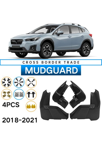 Subaru Xv Için Mudflap 2018-2021 Çamur Çamur Flaps Guard Splash Flep Mudguard Aksesuarları (Yurt Dışından) indirimleri