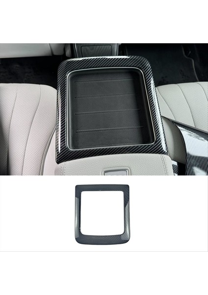 Arka Koltuk Kolçak Fincan Tutucu Kapak Trim Mercedes Benz E Sınıfı W214 2024 Aksesuarlar Abs Karbon Fiber (Yurt Dışından) indirimleri