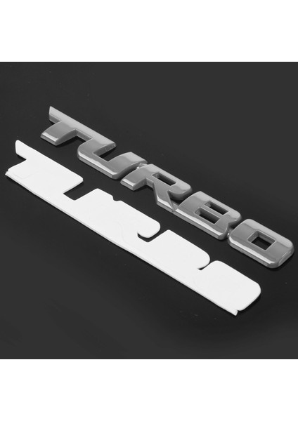 2x Turbo Evrensel Araba Motosikleti Otomatik 3D Metal Amblem Rozeti Çıkartma Gümüş (Yurt Dışından) indirimleri