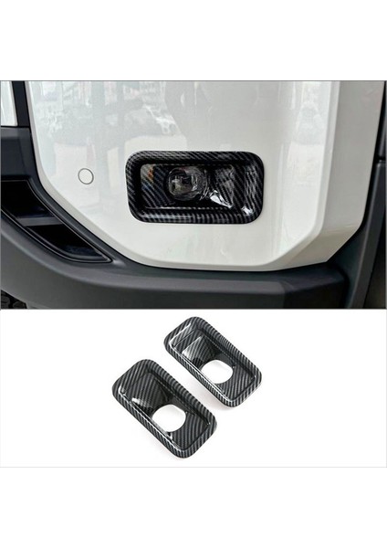 Toyota Land Cruiser Prado 250 J250 LC250 2024 Aksesuarlar Karbon Fiber Için Ön Sis Lamba Işık Kapağı Döşeme (Yurt Dışından) indirimleri