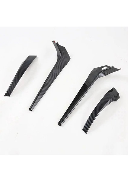 Mitsubishi Pajero Sport 2020 2 Adet Klima Havalandırma Çıkış Kapağı ve 4pc Karbon Fiber Abs Araba Dişli Vites Düğmesi Çerçevesi Için (Yurt Dışından) modelleri