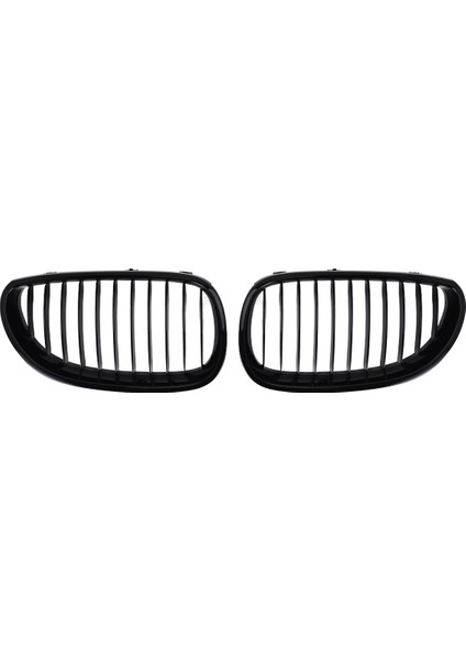 E60 Izgara Ön Böbrek Spor Grilles Bmw E60 E61 5 Serisi M5 525I 525XI 528I 528XI 530I 530I 2003-2009 (Gloss Black) (Yurt Dışından)