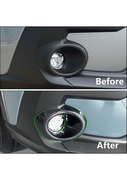 Subaru Crosstrek Için 2023 2024 Araba Ön Sis Lambası Lambası Kapağı Trim Aksesuarları Abs Karbon Fiber (Yurt Dışından) fiyatları