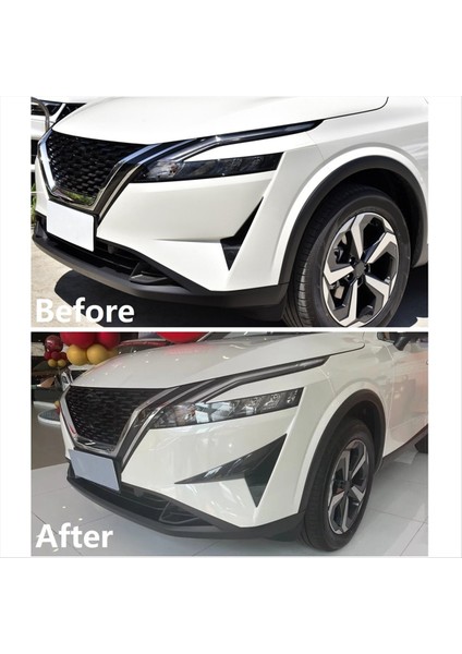 Nissan Qashqai Için J12 2022 2023 Araba Ön Sis Farları Kapak Tampon Splitter Spoiler Trim Aksesuarları Abs Karbon Fiber (Yurt Dışından) fırsatları