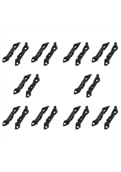 10 Paır Ön Tampon Montaj Ray Braketi 2058850821 2058850921 Mercedes Için Uygun Benz C Sınıfı W205 2014 (Yurt Dışından)