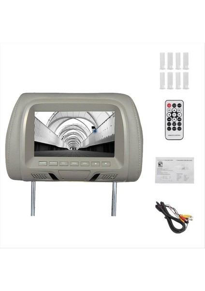 Universal 7inch Sabit Monitör Ekranı Arka Koltuk Eğlence Av USB Sd Mp4 Mp4 Mp5 Fm Player Lhd Için Multi-Media Player (Yurt Dışından)