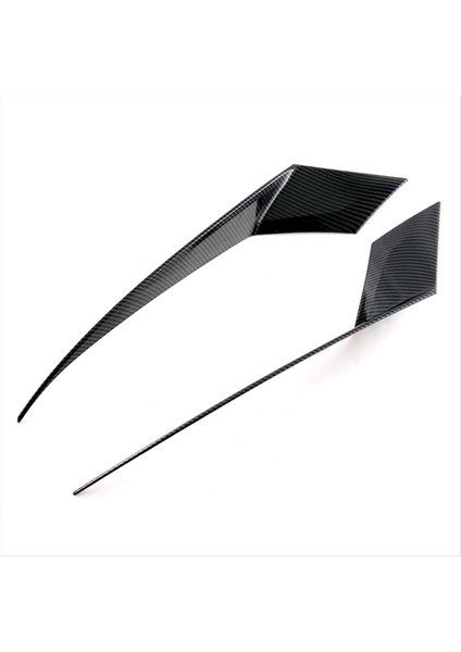 Honda Accord Için 2023 2024 11 Araba Far Kafası Işık Lambası Kaş Kapağı Kalıplama Trim Accessorie (Abs Karbon Fiber) (Yurt Dışından)