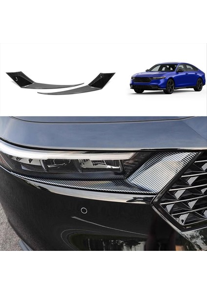 Honda Accord Için 2023 2024 11 Araba Far Kafası Işık Lambası Kaş Kapağı Kalıplama Trim Accessorie (Abs Karbon Fiber) (Yurt Dışından) fiyatları