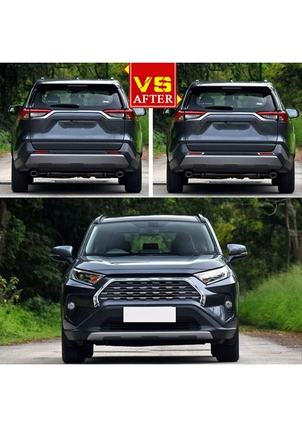 Toyota Rav4 2019-2024 Için Araba Arka Kuyruk Sis Lambası Çerçeve Kaplama Etiketi (Yurt Dışından) fırsatları