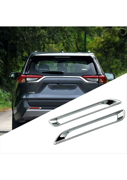 Toyota Rav4 2019-2024 Için Araba Arka Kuyruk Sis Lambası Çerçeve Kaplama Etiketi (Yurt Dışından) indirimleri