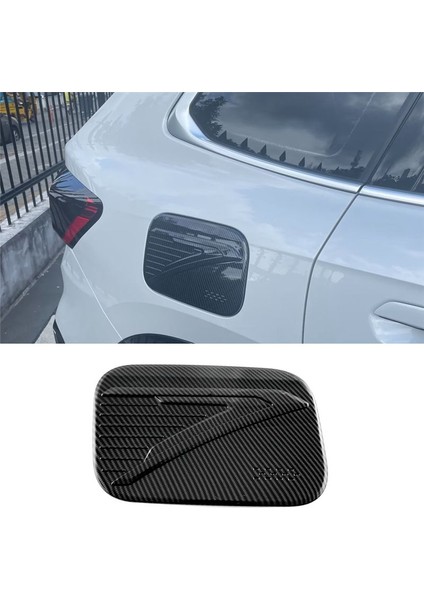 Bmw X1 U11 2023 2024 Araç Gaz Deposu Kapak Yakıt Deposu Kapak Döşeme Sticker Dış Aksesuarlar - Abs Karbon Fiber (Yurt Dışından) fırsatları