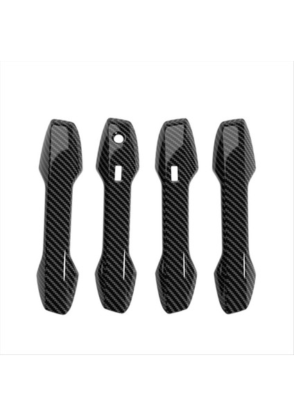 Dış Kapı Kolu Dekoratif Kapak Nissan Kicks Için Tutamak Için Özel Yama 2025 Karbon Fiber Desen (Yurt Dışından)