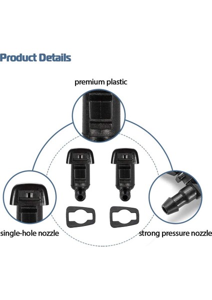 Ford Araba Nozul Ön Cam Yıkayıcısı Için Ön Cam Conta Meme Seti Değiştirme (Yurt Dışından) modelleri