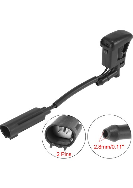 Yeni Ön Cam Isıtmalı Yıkayıcı Püskürtücü Nozul Jet 61667110851 -Bmw 1 Serisi E81 E82 E87 X3 E83 X5 E53 Z4 E86 (Yurt Dışından) modelleri