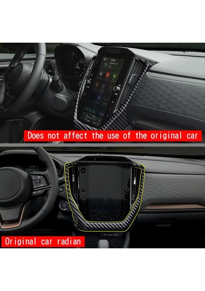 Araç Navigasyon Ekranı Trim Çerçeve Gösterge Tablosu Subaru Forester 2025 Lhd Iç Aksesuarlar Karbon Fiber Desen (Yurt Dışından) fiyatları