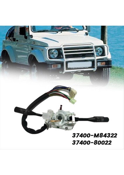 Araç Direksiyon Kolonu Kombinasyon Anahtarı Far Sil Ürünü Çıkarma 37400-80022 Suzuki Samurai Için 1985-1995 37400M84322 (Yurt Dışından) modelleri