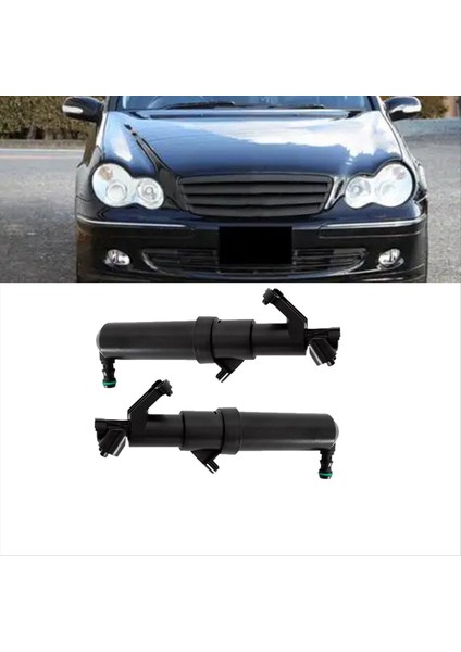 1paır Ön Far Ön Cam Silecek Yıkayıcı Nozul Jeti Mercedes-Benz C-Serisi W203 2001-2007 A2038600547 2038600647 (Yurt Dışından) indirimleri