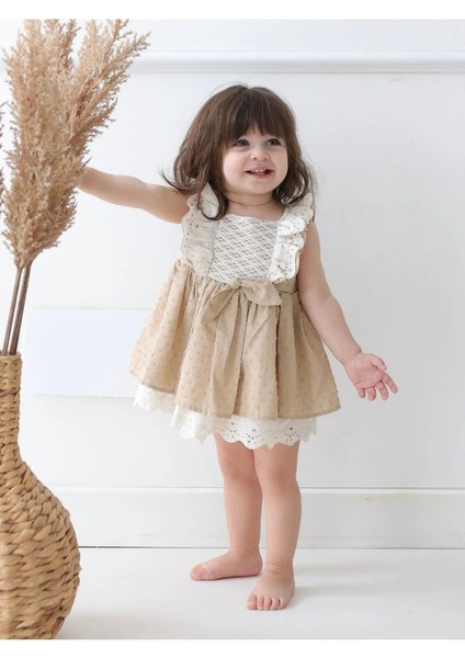 Lema Bandanalı Kız Bebek Elbise modelleri