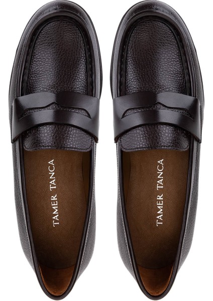 Erkek Hakiki Deri Kahverengi Loafer Ayakkabı 537 3819 Erk Ayk SK25-26 Kahve Dr/gyk indirimleri