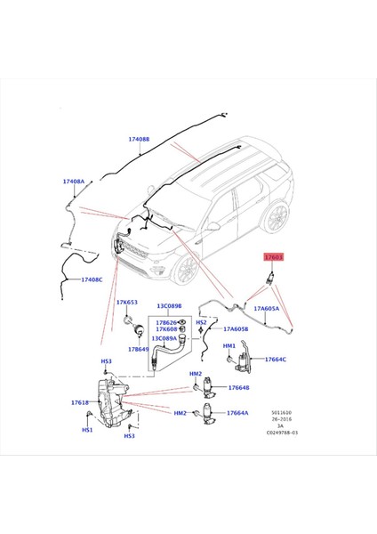 2pcs Ön Cam Yıkayıcı Nozul Püskürtücü Jet Isıtmalı LR059996 Land Rover Freelander Discovery Sport 2015-2021 (Yurt Dışından)