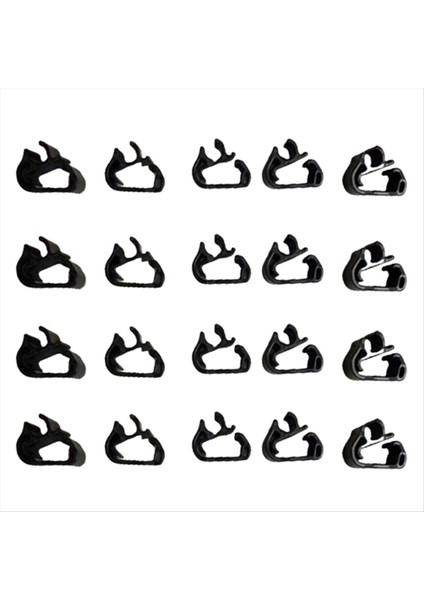 Peugeot 3008 (P84) 5008 (P87) 408X Citroen C5AIRCROSS C5X Için 20PC Silecek Kol Sprey Boru Tokası 1617040080 (Yurt Dışından)