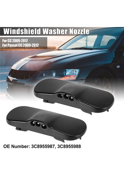 2pcs Ön Cam Ön Çamaşır Makinesi Sprey Jeti 1Z0955985 -Vw Passat cc 2009-2012 / cc 2009-2017 (Yurt Dışından) fiyatları