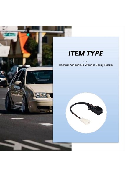 3pcs Araba Isıtmalı Ön Cam Yıkayıcı Sprey Nozul Bora Mk4 Golf Mk4 Passat B5 Beetle Skoda Hızlı Koltuk 6E0955986B (Yurt Dışından) indirimleri