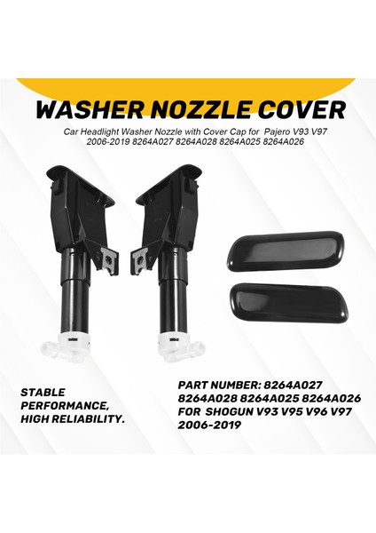 Mitsubishi Pajero V93 V97 2006-2019 8264A027 8264A028 8264A025 8264A026 (Yurt Dışından) fırsatları