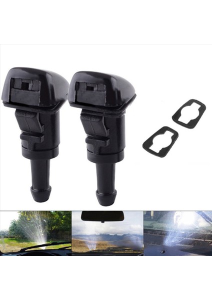 6x Ön Cam Yıkayıcı Nozulları Chrysler Dodge Ram Jeep Için Silecek Sprey Kiti 4805742AB Parça Numarasını Değiştiriyor (Yurt Dışından) modelleri