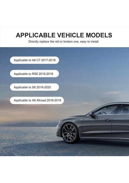 L&amp R Ön Cam Cam Yıkayıcı Nozul Sprey Jet 4G0955987A / 4G095988A -Audi A6 C7 Allroad S6 Rs6 2016-2018 (Yurt Dışından) indirimleri